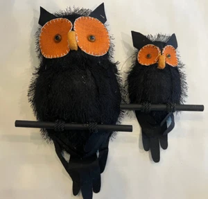 Pottery Barn Kids Halloween Owls Wall Decor RARE!!! - Bild 1 von 1