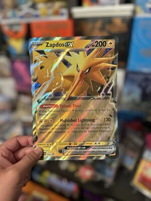 Pokémon TCG Zapdos EX (SVP049) Black Star Promo JUMBO Card - Image 1 of 2