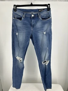 Blank NYC Jeans Damen 28 The Reade Classic Skinny DISTRESSED Mid Rise Med Wash - Bild 1 von 11