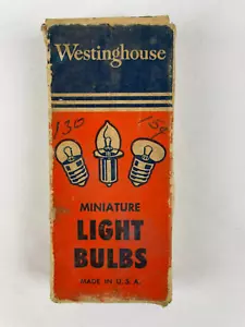Vintage Westinghouse Miniature Light Bulbs and Box No. PR2 Flashlight, 6 Bulbs - Picture 1 of 7