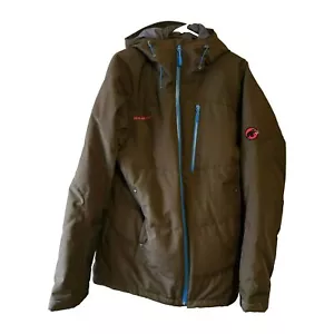 Swiss Mammut Men's Down 650 Insulated Slope Jacket Dark Green Size Large New - Picture 1 of 24