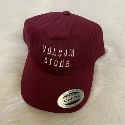 NEW wTag-VOLCOM Maroon Moon Dance Adjustable Dad Hat OS - Image 1 of 2