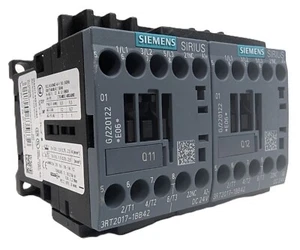 Siemens 3RA2317-8XB30-1BB4 Contattore di retromarcia SIRIUS 3PST-NO 24Vdc Bobina 12A NUOVO - Foto 1 di 9