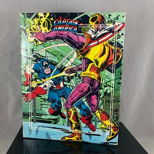 1988 CAPTAIN AMERICA MARVEL COMICS GOLDEN 100 PIECE PUZZLE - NOS SEALED RARE HTF - Picture 1 of 8