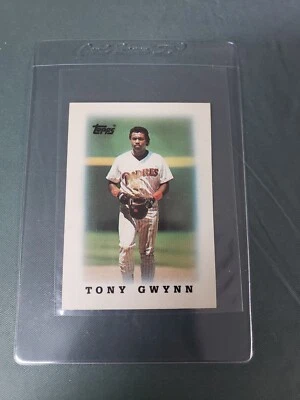 1988 Topps Baseball League Leaders Minis #74 Tony Gwynn HOF Excellent Condition. - Image 1 of 2