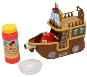 JAKE & THE NEVERLAND PIRATES BUBBLE SHIP/CANNON SET SUPER CTE!! - Picture 1 of 2