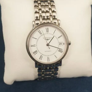 Longines Présence 36mm White Dial Men's Watch - L4.821.4- Free Shipping USA - Picture 1 of 12