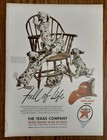 1950 dalmatian puppy dogs art Texaco Fire-Chief Gas vintage print Ad