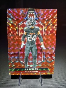 Mosaico Panini 2024 rojo mosaico Prizm A.J. Terrell Atlanta Falcons #12 - Imagen 1 de 2
