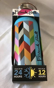French Bull 17oz Hot/Cold Stainless Steel Water Bottle MULTI-COLORED ~ NEW - Picture 1 of 6