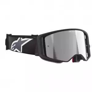 Occhiali Alpinestars SuperTech MX - CORP - nero/grigio con lente argento specchio - Foto 1 di 5