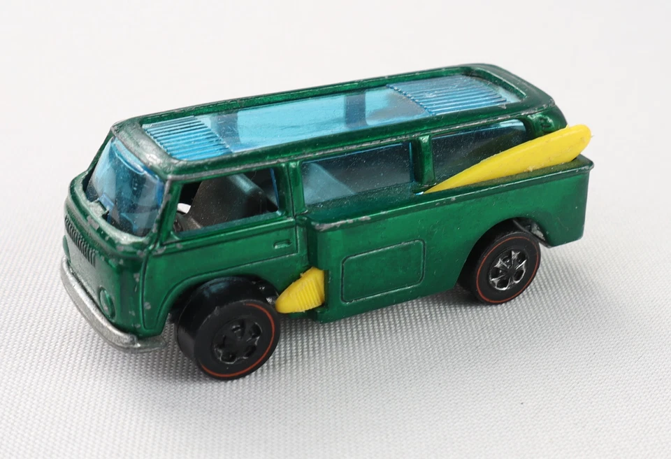 Vintage 1970s HOT WHEELS Mattel Redline Volkswagen Green Beach Bomb Die Cast Van - Image 1 of 4