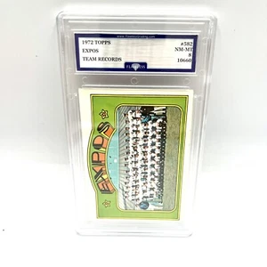 1972 TOPPS #582 MONTREAL EXPOS TEAM Records FOTO classificato impeccabile quasi nuovo-MT 8 - Foto 1 di 5