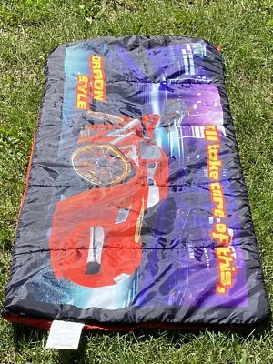 "Saco de dormir de camping Disney PIXAR Cars Lightning McQueen tamaño para niños 28""x56""" Foto 1 de 4