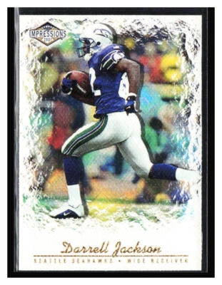 2001 Pacific Impressions #128 Darrell Jackson Cloth - Image 1 of 2
