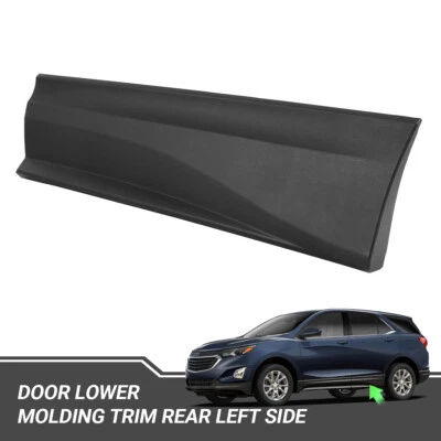 Moldura inferior de la puerta trasera izquierda apta para Chevy Chevrolet Equinox 2018-2020 Foto 1 de 4