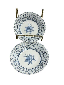 Johnson Bros Blue Rose Bouquet Fruit Bowls 5” Set Of 5 - Bild 1 von 10