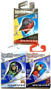 SUPER SLED ~X Kites ~ 32" Wide ~ KYLO REN-BUZZ LIGHTYEAR-IRON MAN ~Lot Of 3 ~NEW - Picture 1 of 13
