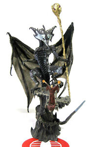 McFarlane Dragon Action Figurine Statue Dragon Clan and Human Wizard w Staff