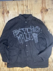 Blac Label Men's Jacket 3XL Psycho Killer kill your idols jacket Black - Picture 1 of 12