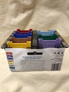Juego de 8 peines WAHL 5 EN 1 hoja de acero inoxidable guía de fijación 3379 usado en excelente estado - Imagen 1 de 14