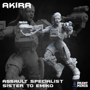28mm Akira - Assault Specialist (Heroic Scale) - Picture 1 of 1