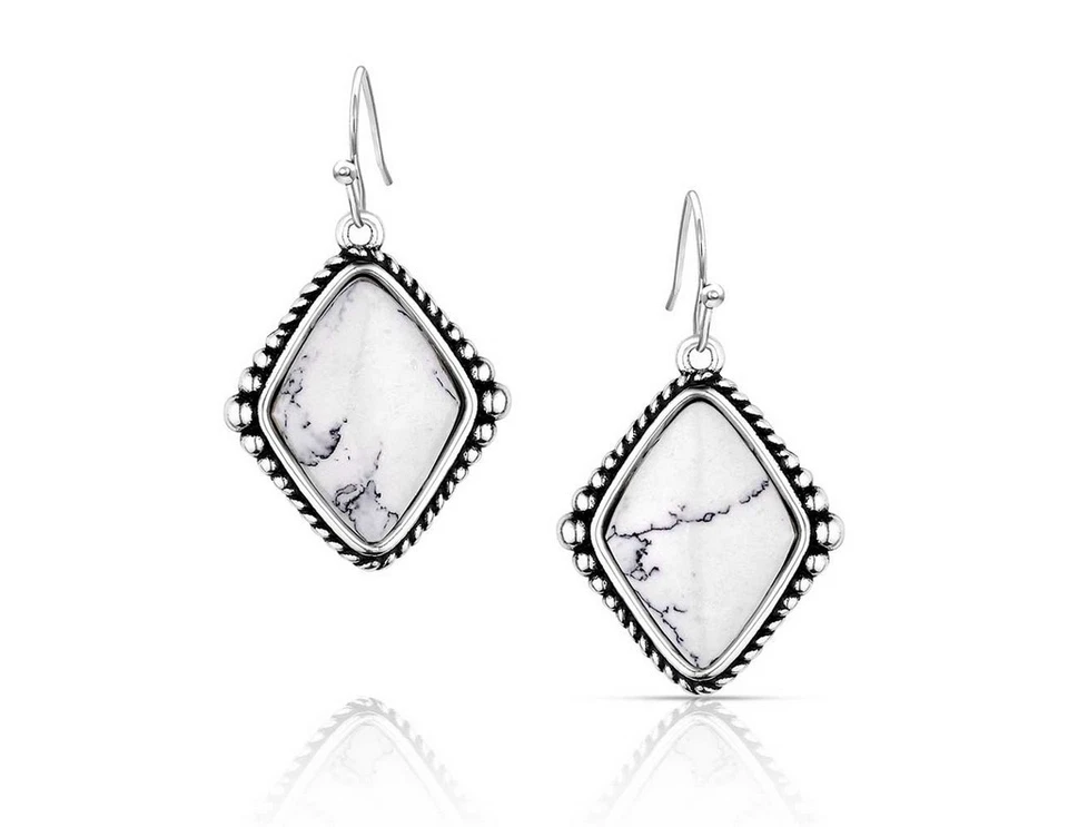 Серьги женские Montana Silversmiths чистый сланец белый буйвол ER5970 - Изображение 1 из 1