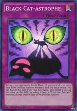 YuGiOh Black Cat-astrophe DRL2-EN037 Super Rare Englisch NM 1st - Bild 1 von 2