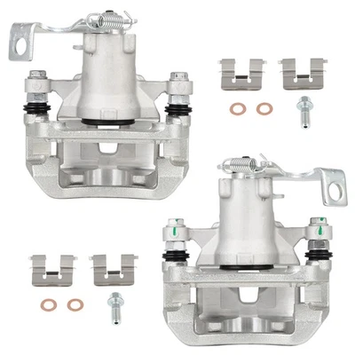 Rear 2pcs Brake Calipers w/ Bracket Left Right For 2013-2017 Hyundai Elantra GT - Изображение 1 из 4