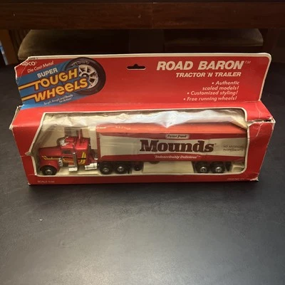 Kidco Die Cast Super Tough Wheels Tractor ‘N Trailer 1/50 Mounds 1981 - Image 1 of 4