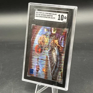 2024 Topps Chrome Star Wars Galaxy #19 The Tatooine Gangster Aqua 124/199 SGC 10 - Picture 1 of 4