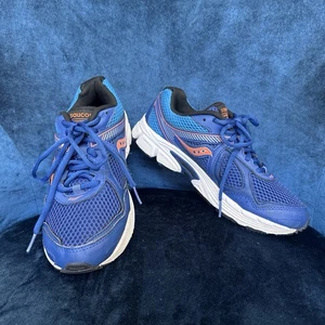 Sauconi Cohesion 10 LTT Youth / Boys Size 8M Running Shoes Blue / Coral - Picture 1 of 7