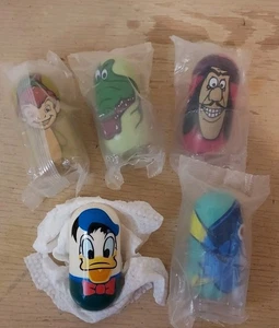 DISNEY KELLOGG BEAN WOBBLER 5er Set Donald Peter Pan Dory Capt Hook Tic Tock - Bild 1 von 11