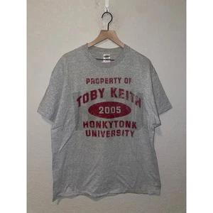 Vintage Toby Keith Honkytonk Shirt University Country Musik Tour Konzert 2005 XL - Bild 1 von 10