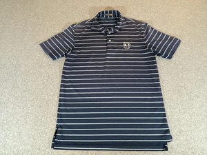 Peter Millar Poloshirt Herren Small Navy Gestreift Sommer Komfort Kiesel Strand Golf - Bild 1 von 11