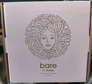 Bare by Schick Dermaplaning Razor Tool Set of 2 Wands + 1 Cleaning Brush Sealed  - Picture 1 of 2