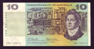 R-301 SF. (1966) Coombs/Wilson 10 Dollar - STAR Note.. 1st Prefix ZSA.. gVF - Picture 1 of 2