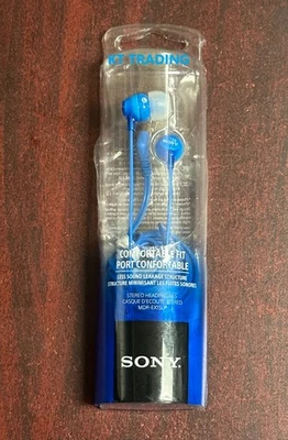 Sony Original MDREX15LP Dynamic Stereo In-Ear Earphone Earbud BLUE 2014 version - Image 1 of 2