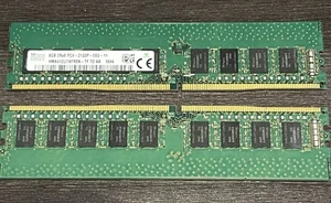 Hynix 16GB(2x8GB) HMA41GU7AFR8N-TF DDR4 PC4-2133P ECC Server Memory - Picture 1 of 1