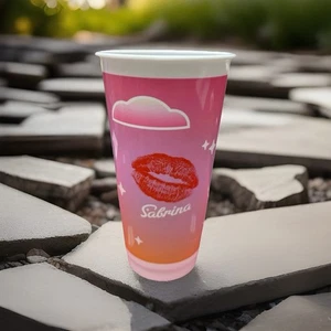 Sabrina Carpenter Dunkin Donuts Exclusive Limited Edition Cup "No Lid" New - Picture 1 of 3