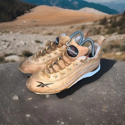 Винтажный Reebok мужской бейсбол 18-46046 Sz 9 Y2K редкая обувь удивительное состояние бутсы - Изображение 1 из 4