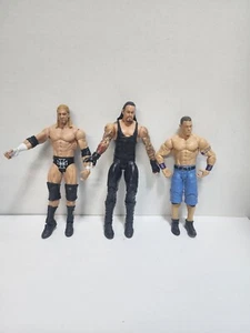 WWE Mattel 2010 Wrestling Action Figures Triple H Undertaker John Cena - Picture 1 of 11