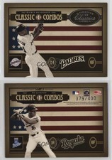 2005 Donruss Classics Classic Combos /400 Bo Jackson Rickey Henderson #CC-48 HOF