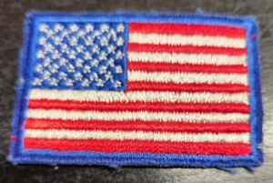 Vintage United States U.S. Flag Shoulder Sew-On Patch in package - 1.75 x 2.5 - Picture 1 of 4