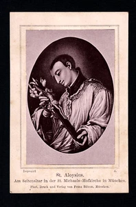 antico santino -holy card- image pieuse San Luigi Gonzaga - Picture 1 of 1