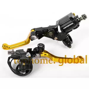 7/8" Brake Master Cylinder Reservoir levers fit Suzuki RM/z DR 85/125/250/450 - Picture 1 of 13