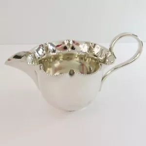 Antique Daniel & Arter Silverplate Milk/Creamer Serving Cream Cup - Picture 1 of 5