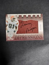 2002 Upper Deck Sweet Spots NFL Impressions QUINCY MORGAN Autograph Card 200/450