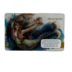 2015 Starbucks UK Special Edition Siren/Mermaid Gift Card • Mint & Unloaded - Picture 1 of 2
