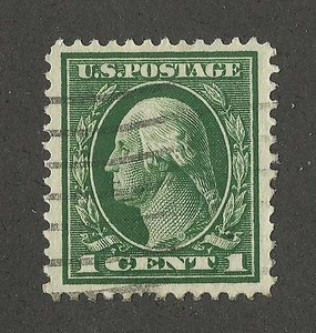 US 405 @ (1912) 1c, Used, VF/ XF, Washington - Picture 1 of 1